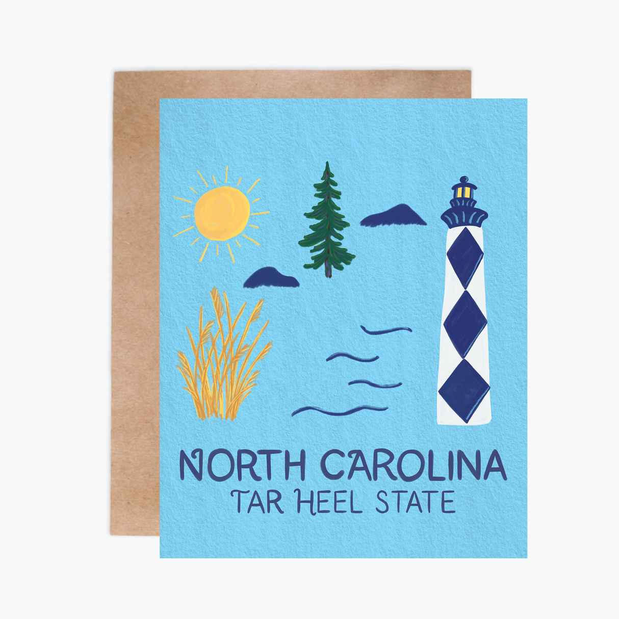 Greeting Card - North Carolina Landmarks