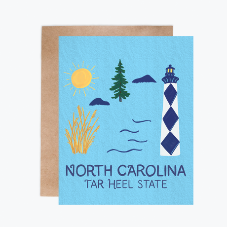 Greeting Card - North Carolina Landmarks