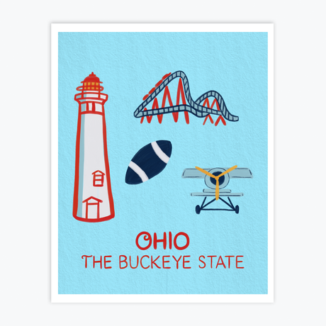 Art Print - Ohio Landmarks