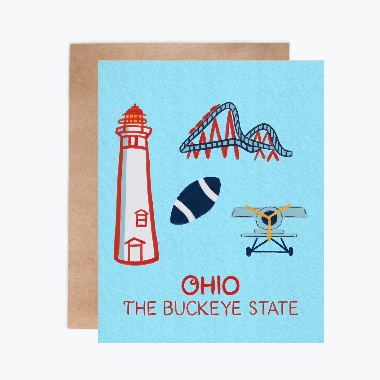 Greeting Card - Ohio Landmarks