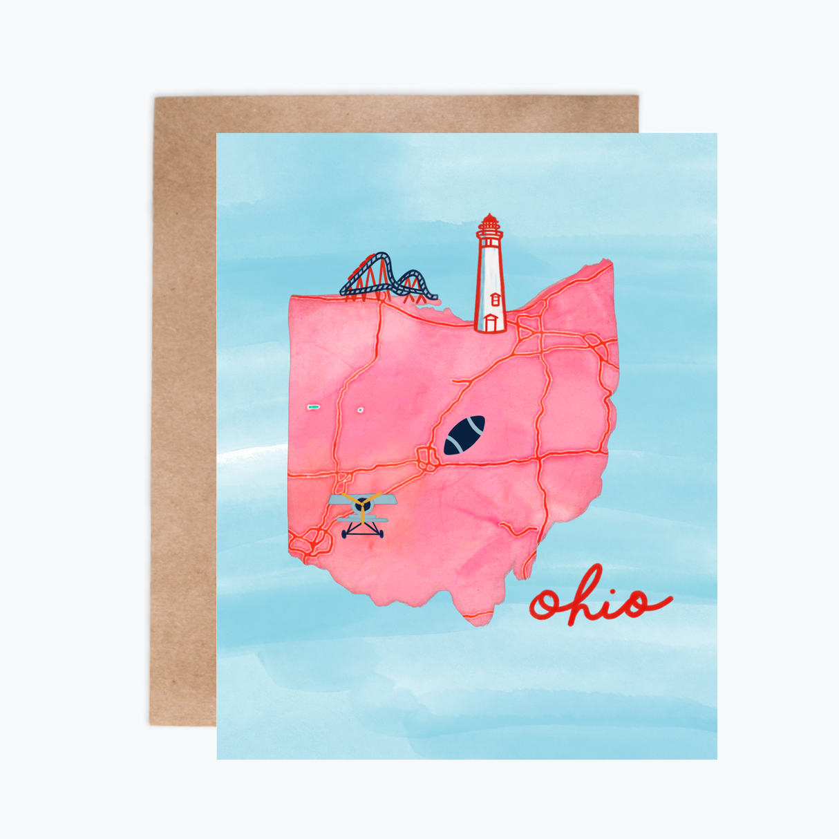 Greeting Card - Ohio See America