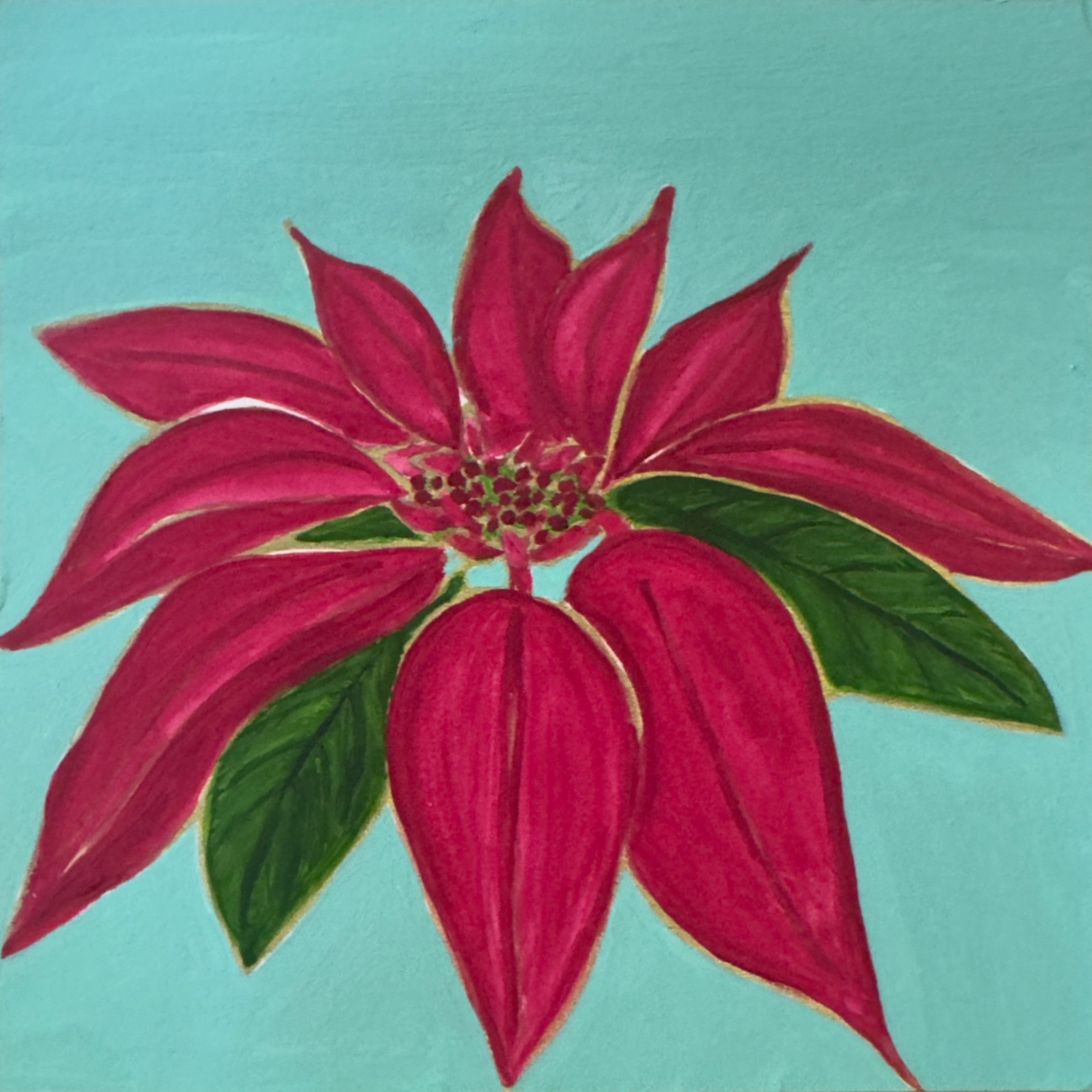 Painted Poinsettia