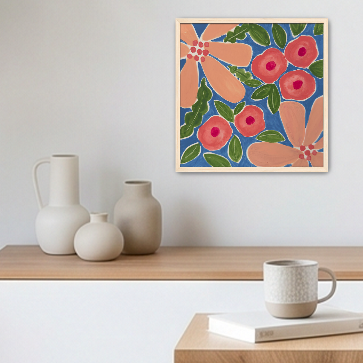 Framed Art Print - Painted Party mockup