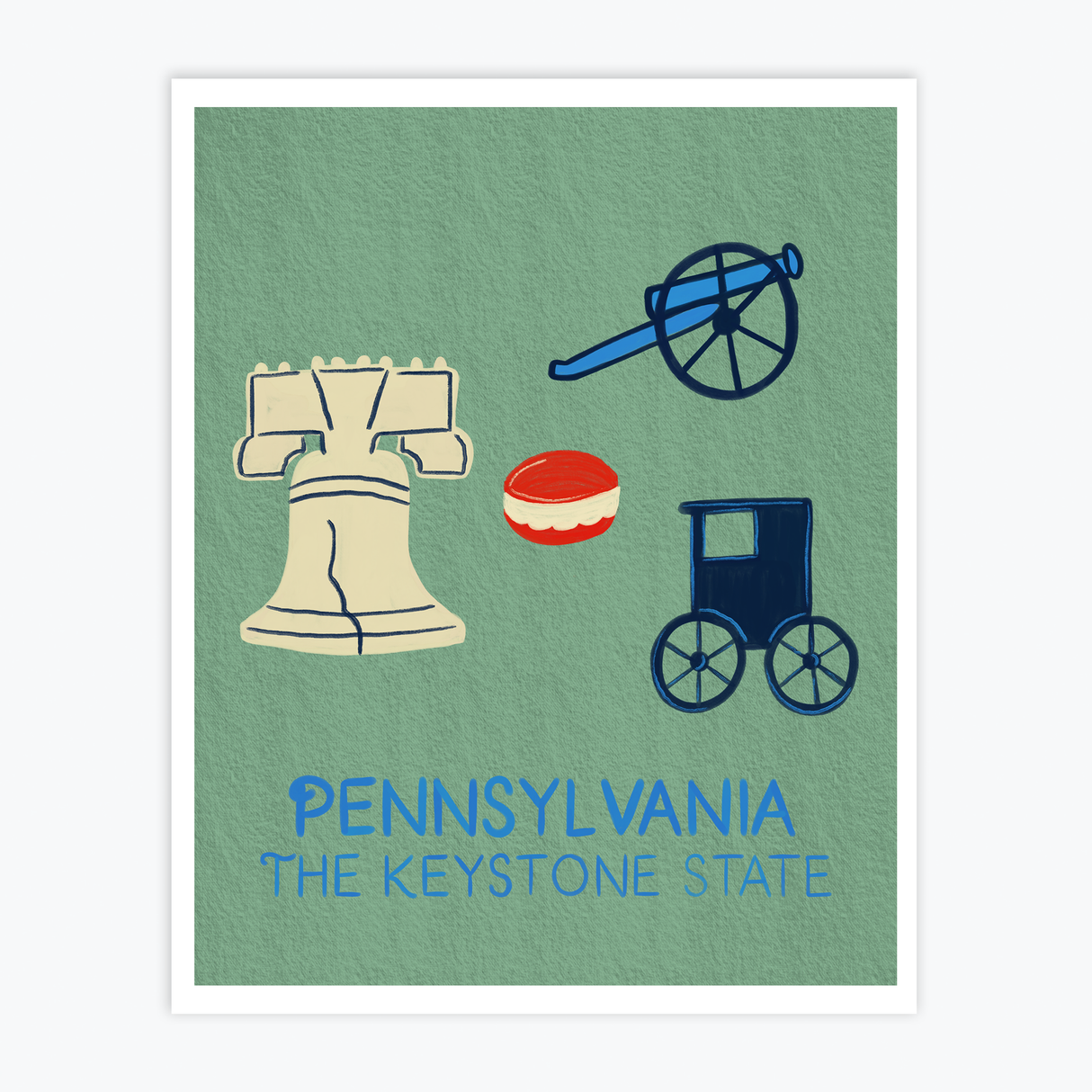 Art Print - Pennsylvania Landmarks