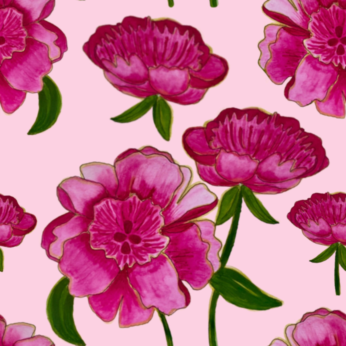 Peony Promenade - Pink