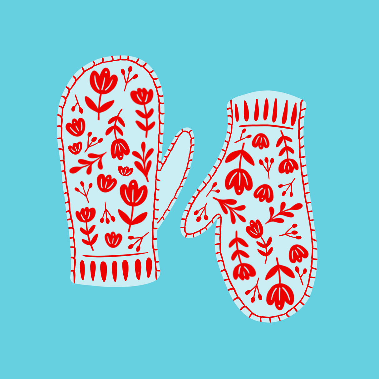 Scandi Mittens