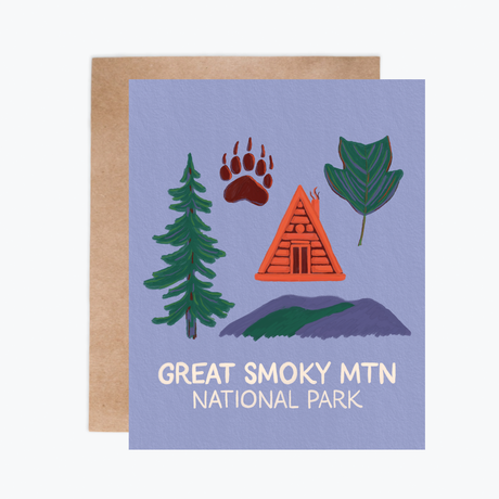 Greeting Card - Smoky Mountains Landmarks