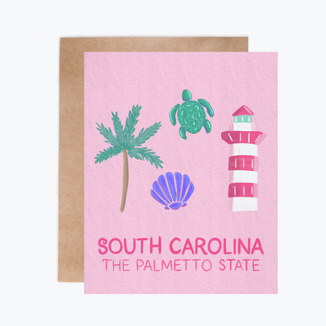 Greeting Card - South Carolina Landmarks