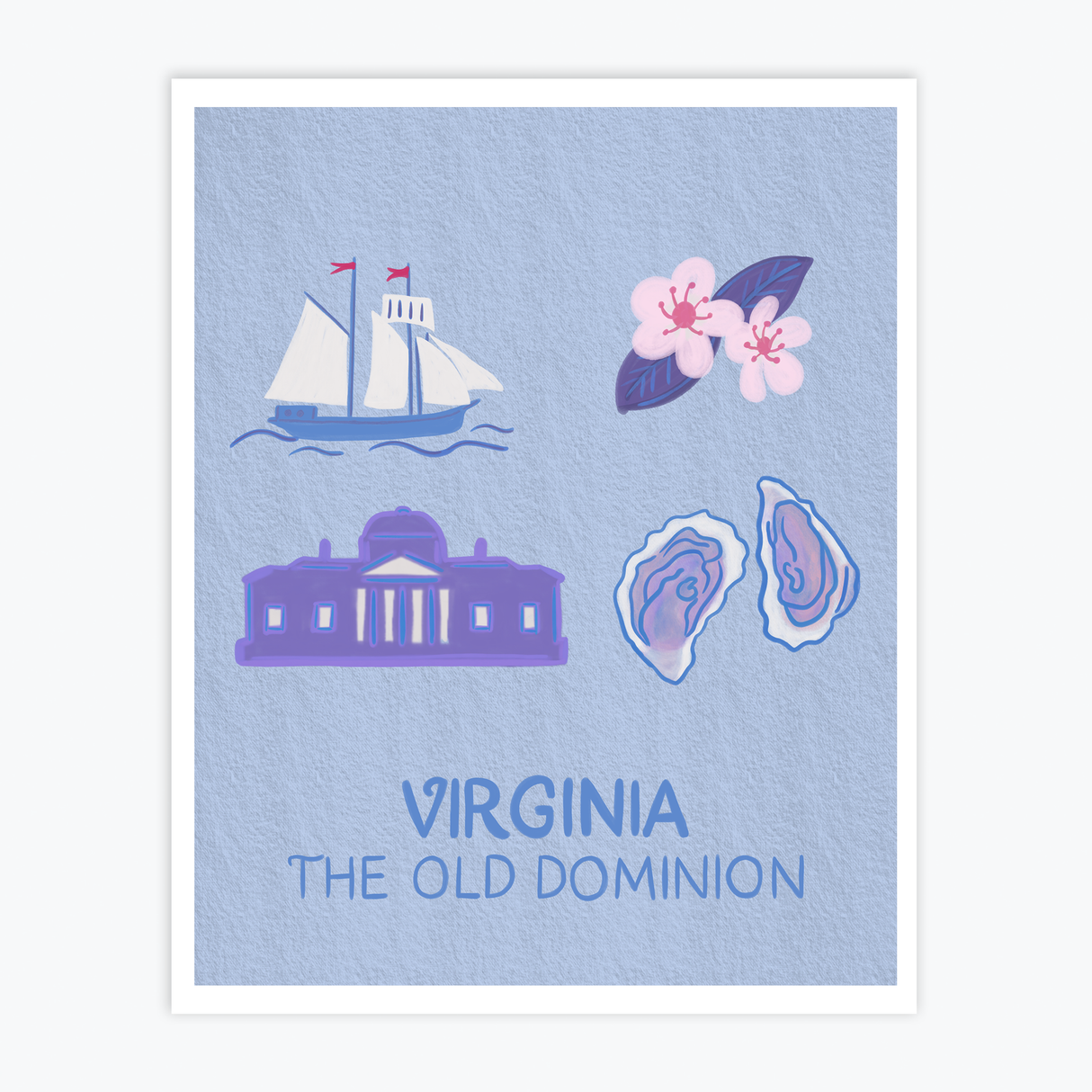 Art Print - Virginia Landmarks