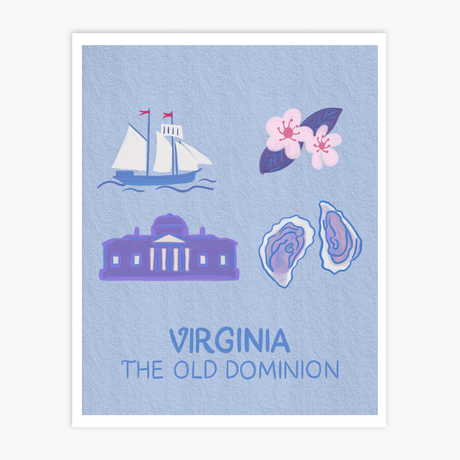 Art Print - Virginia Landmarks