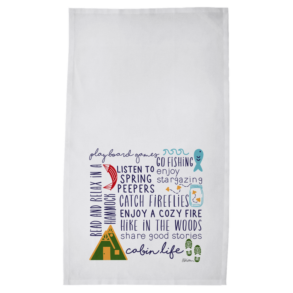 Tea Towel - Cabin Life – Tandem For Two