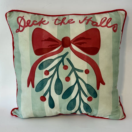 Christmas - Deck The Halls Pillow