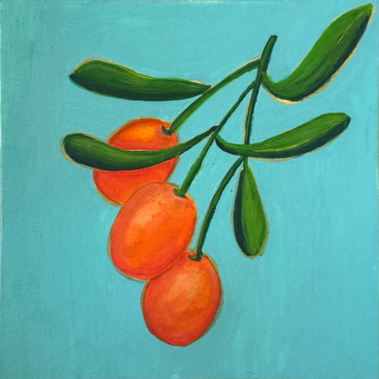 Framed Art Print - Fanciful Kumquats