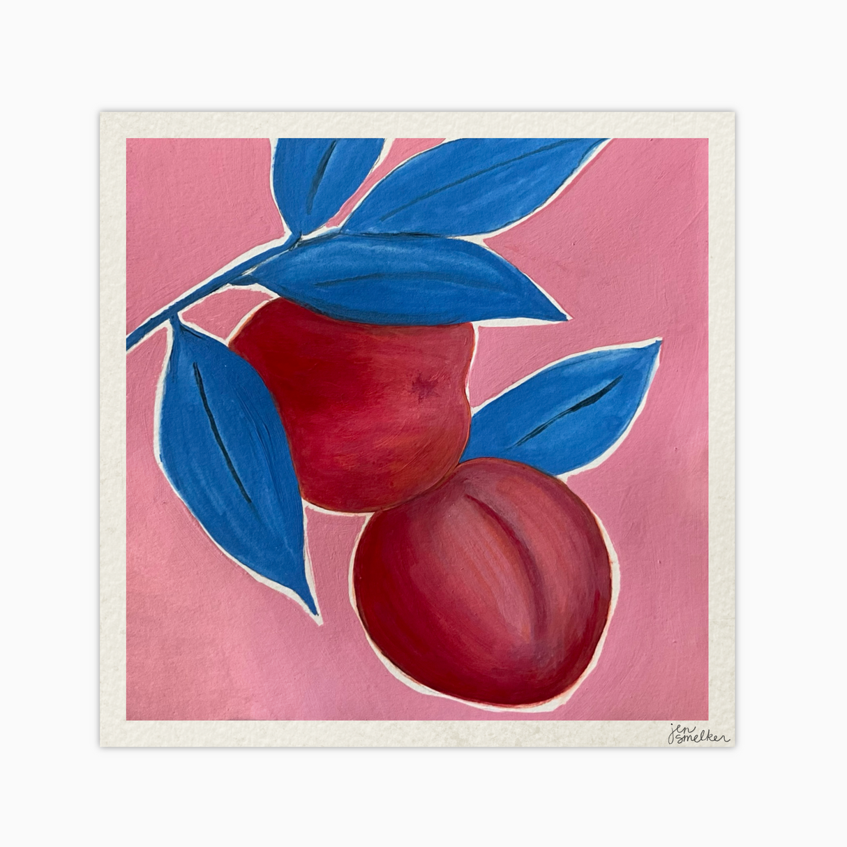 Summer Peaches Art Print