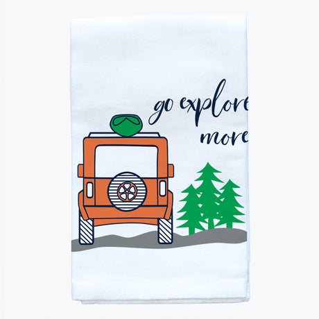 Tea Towel - Go Explore More