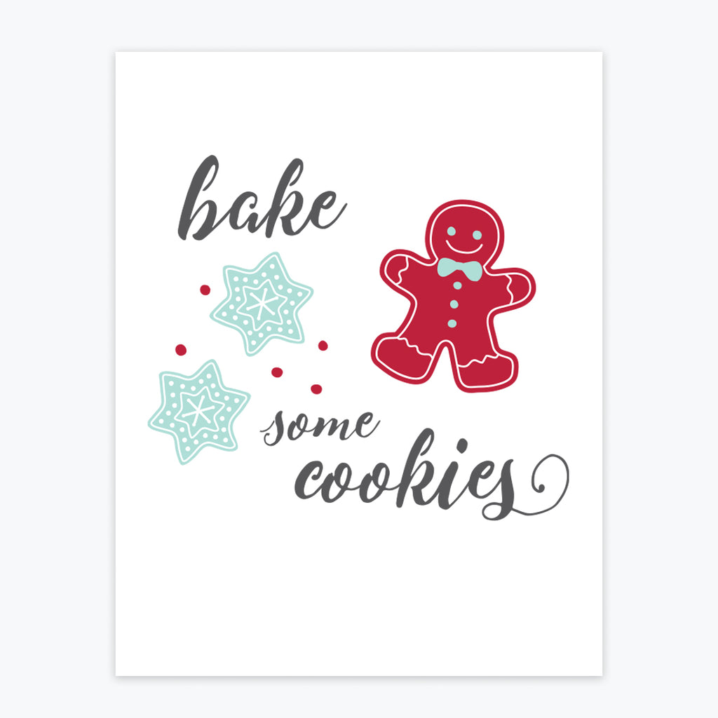 Art Print - Bake Some Cookies - Tandem For Two