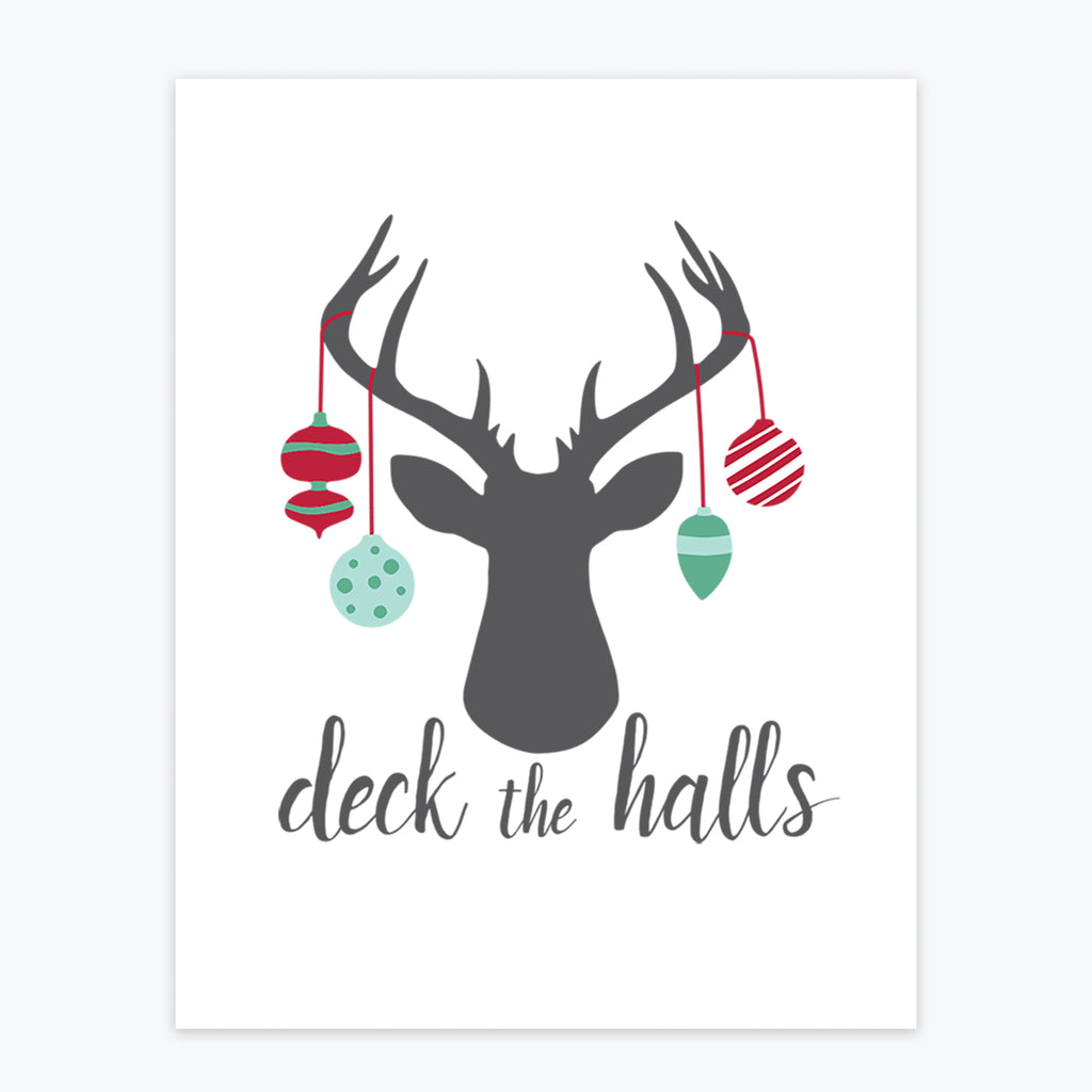 Art Print - Deck The Halls - Tandem For Two