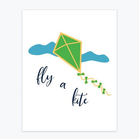 Art Print - Fly A Kite - Tandem For Two
