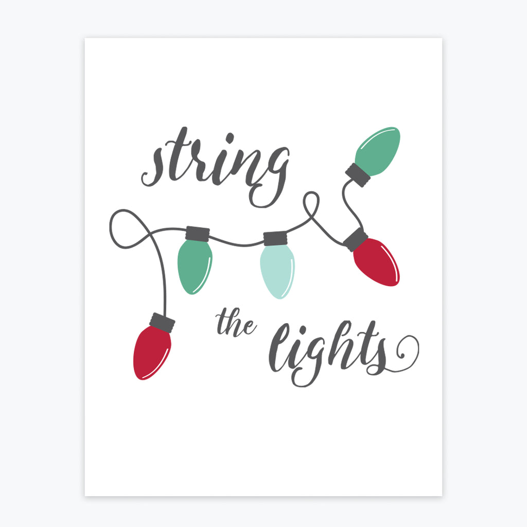Art Print - String the Lights - Tandem For Two