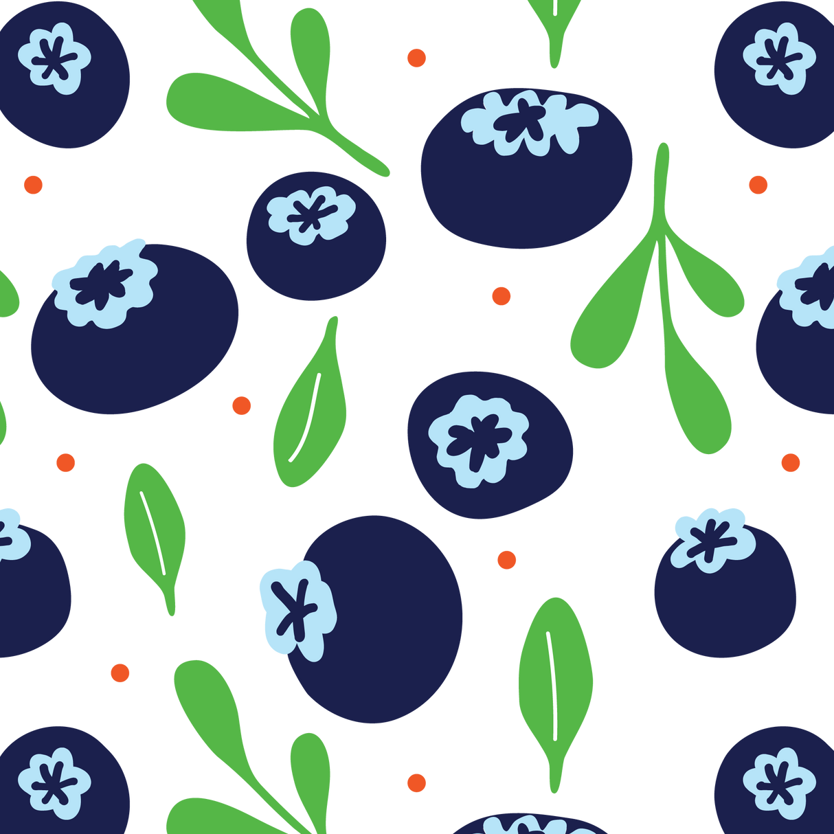 Falling Blueberries