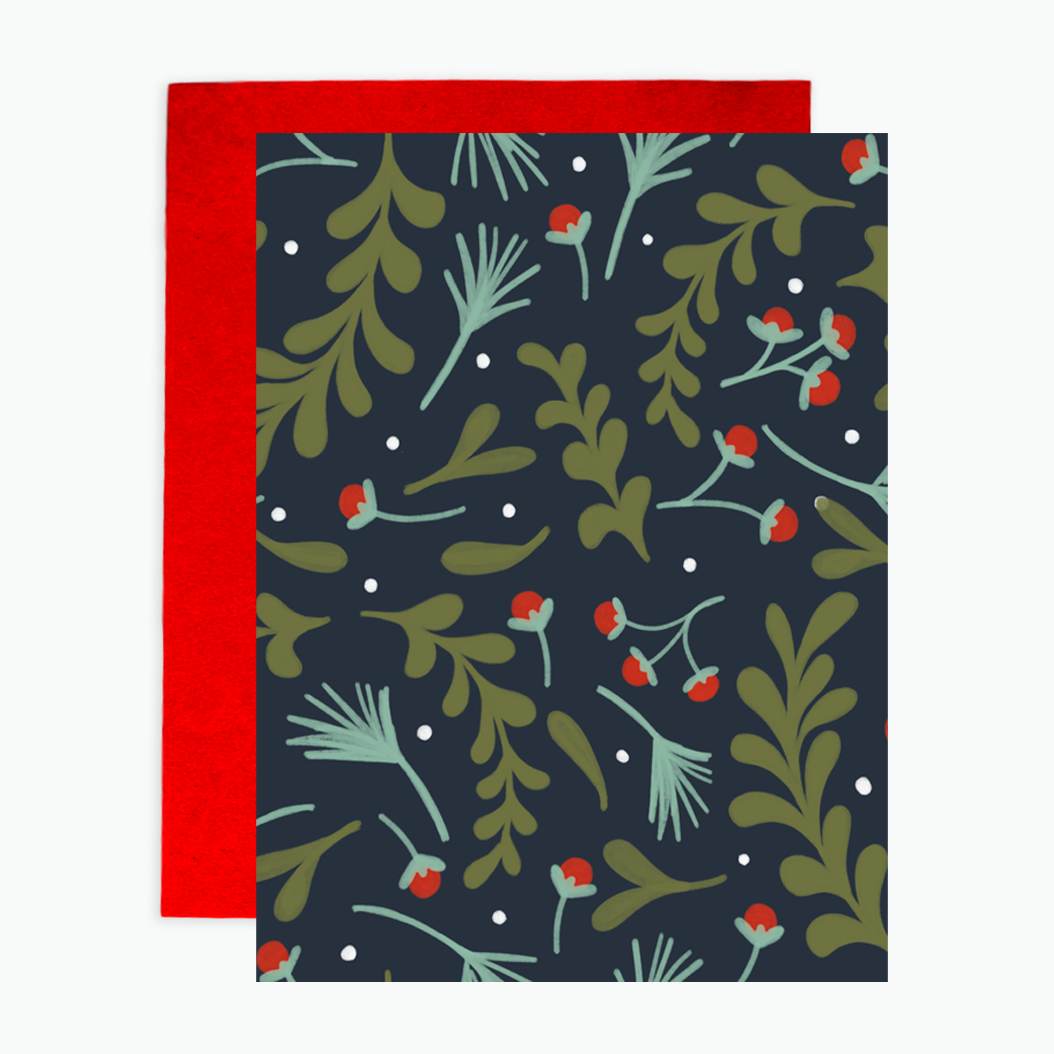 Greeting Card - Woodland Floral