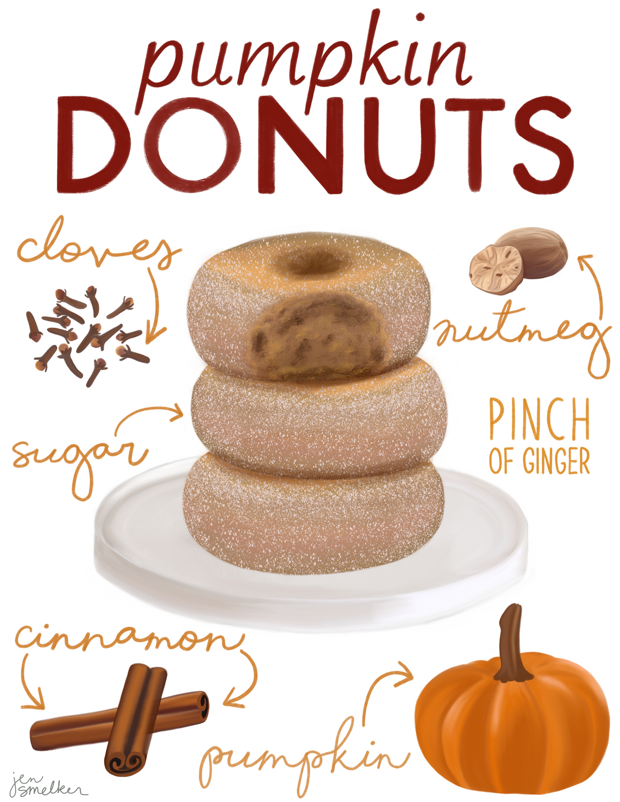 Pumpkin Donuts