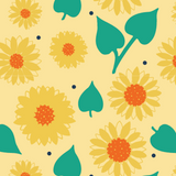 Scattered Sunflowers