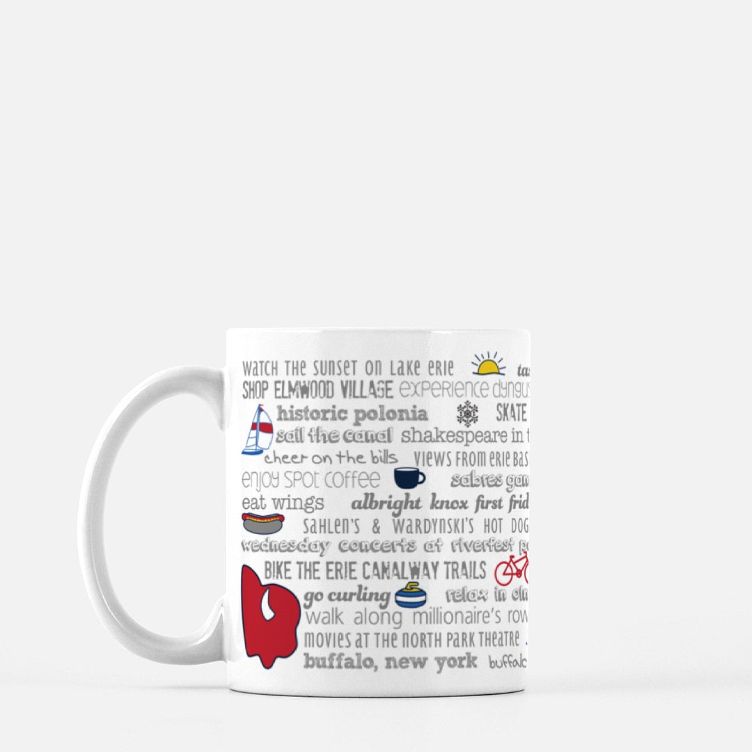 Mug - 11oz Buffalo Bucket List