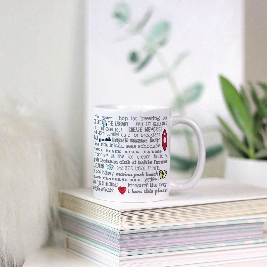 Mug - 11oz Suttons Bay Bucket List