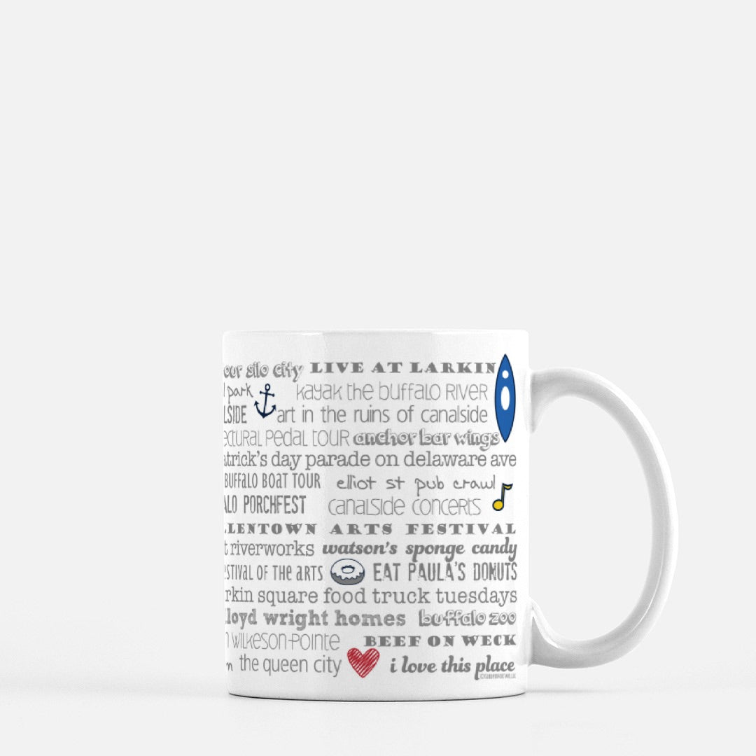 Mug - 11oz Buffalo Bucket List